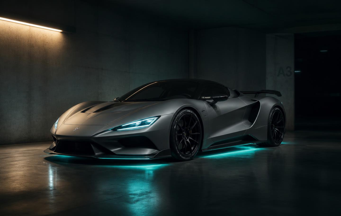 Volt One EV i garagen